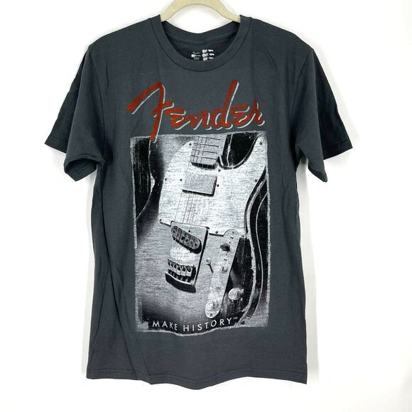 Fender Guitar Official Merch Fender Make History Graphic Tee Shirt Medium NWOT - Picture 4 of 6